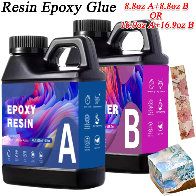 Resin Art Uv - Cola epóxi de resina ab de