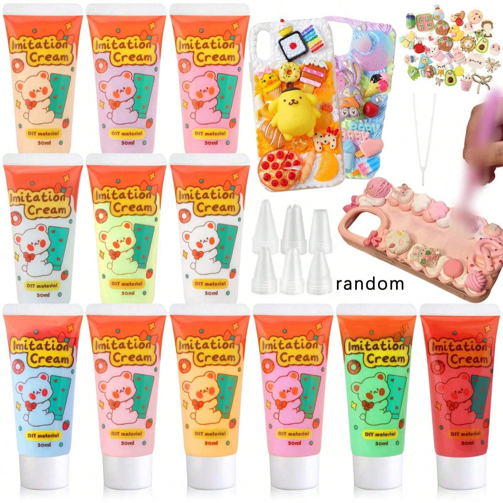 Resin Art Phone Case - Série Multicolorida (50ml Cada) Cola em