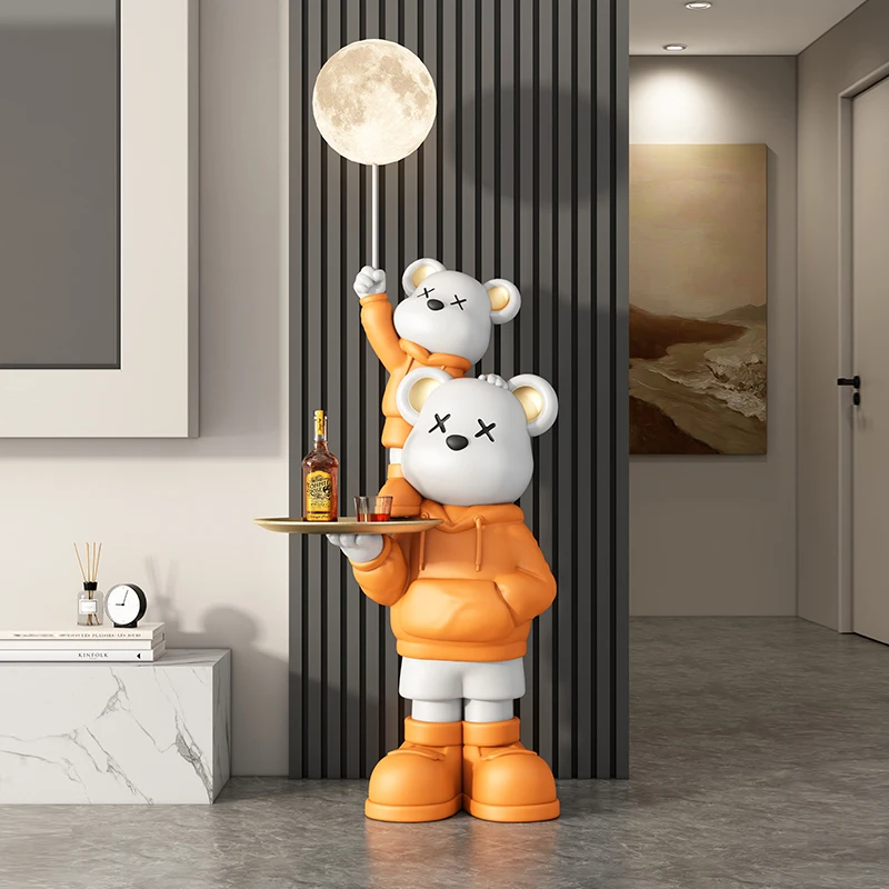 Resin Art Floor - Arte moderna, decoração de casa, estátua