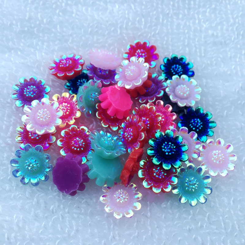Resin Art Design For Wedding - Resina flor design strass, 12mm, decoração