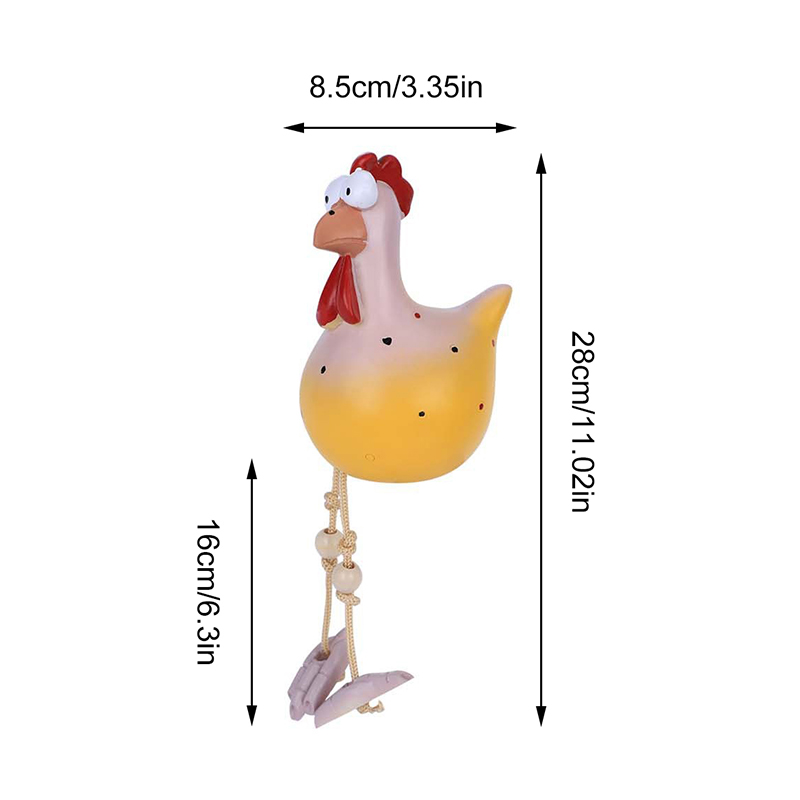 Engraçado galinha cerca decora - Resin Art Sculptures avaliação e preço