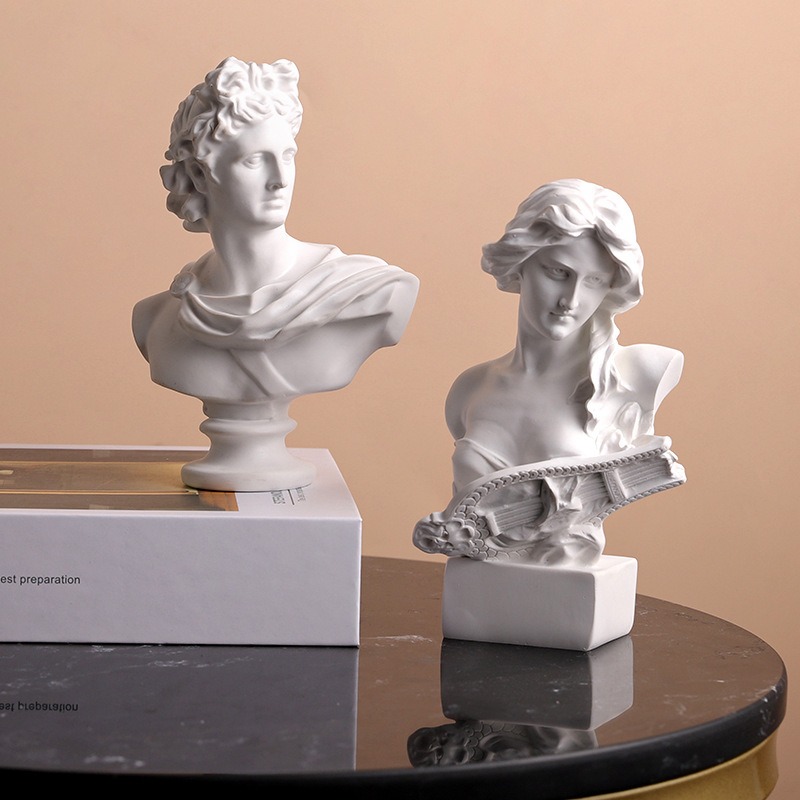 Estátua Nórdica Grega em Resin - Resin Art Studio avaliação e preço