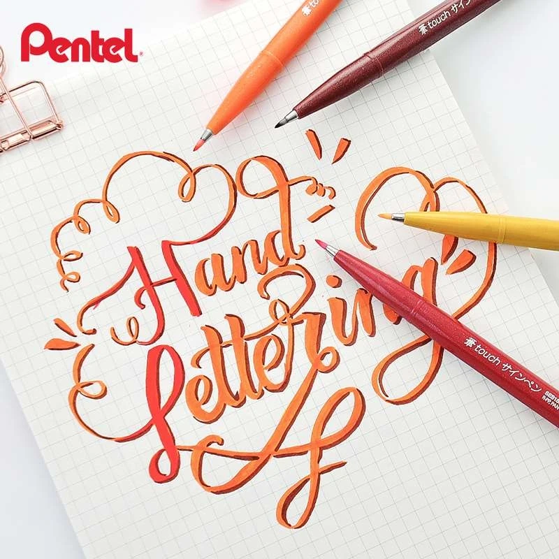 Canetas japonesas pentel touch - Pentel Pen Sign Pen avaliação e preço