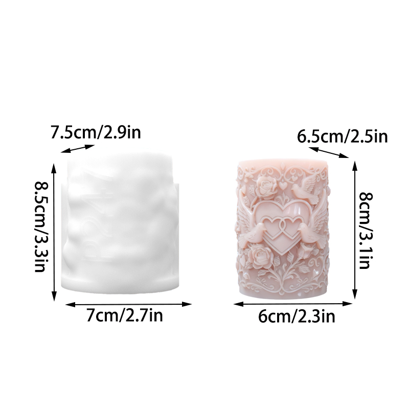 Duplo coração conectado pomba  - Resin Art Design avaliação e preço