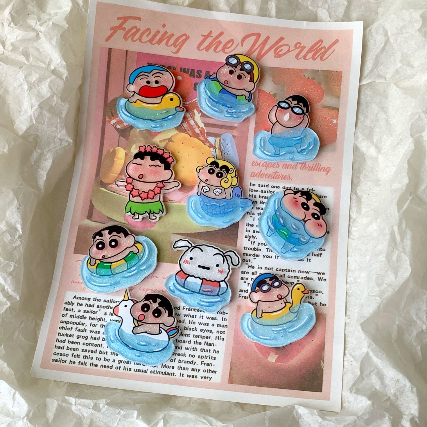 Adesivos decorativos 3D DIY de - Resin Art Phone Case avaliação e preço