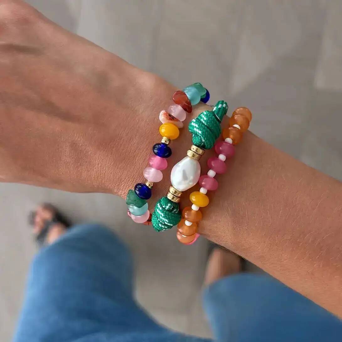 KunJoe Conjunto de 3 Pulseiras - Resin Art Watch avaliação e preço
