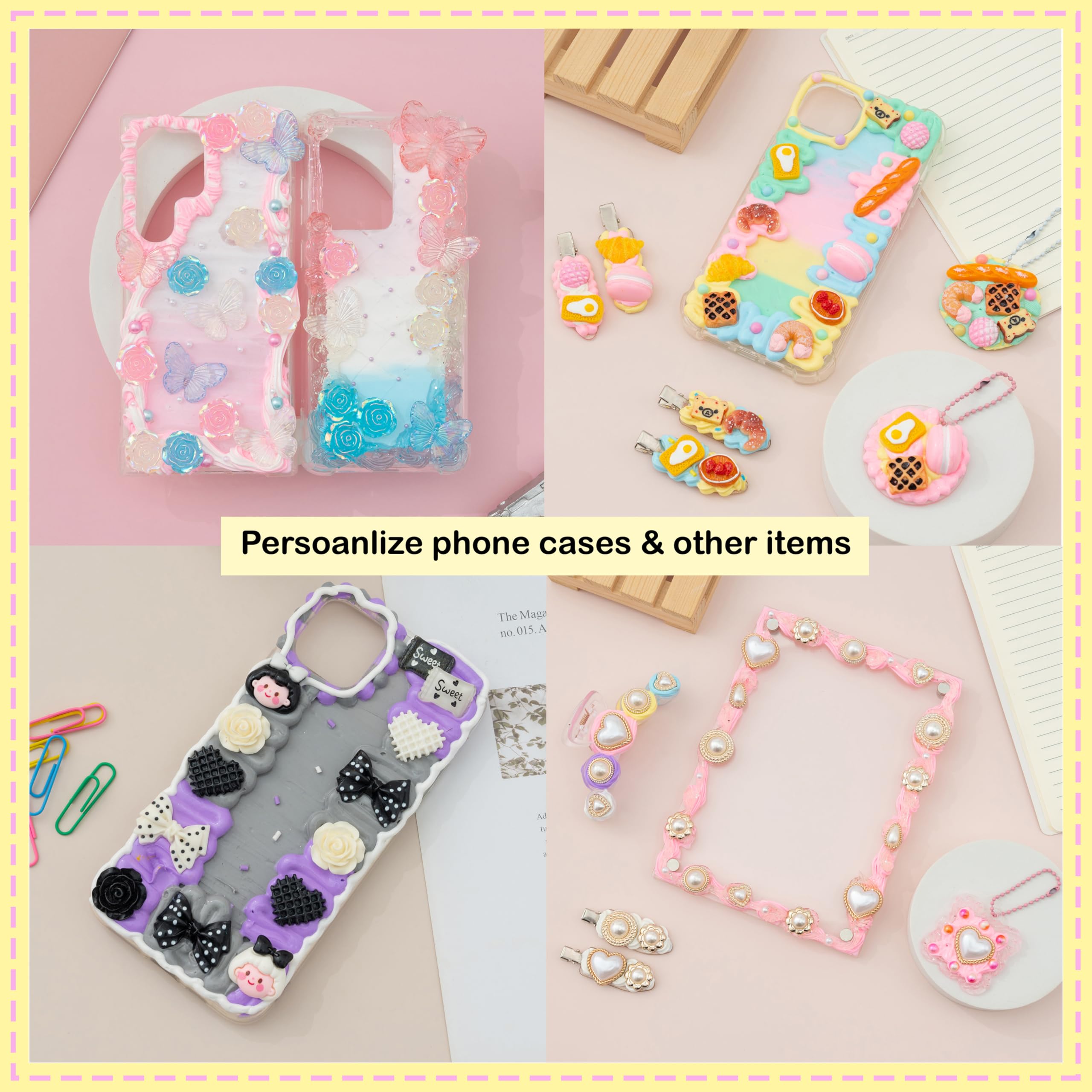 70g Cola Cremosa Imitação Céu  - Resin Art Phone Case avaliação e preço