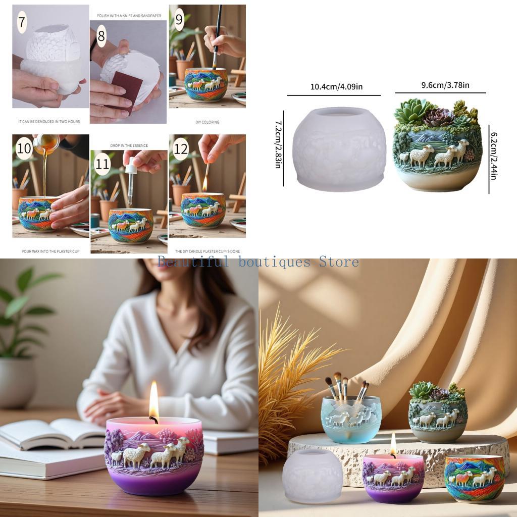 Molde silicone cabra criativo  - Resin Art Unique Ideas avaliação e preço