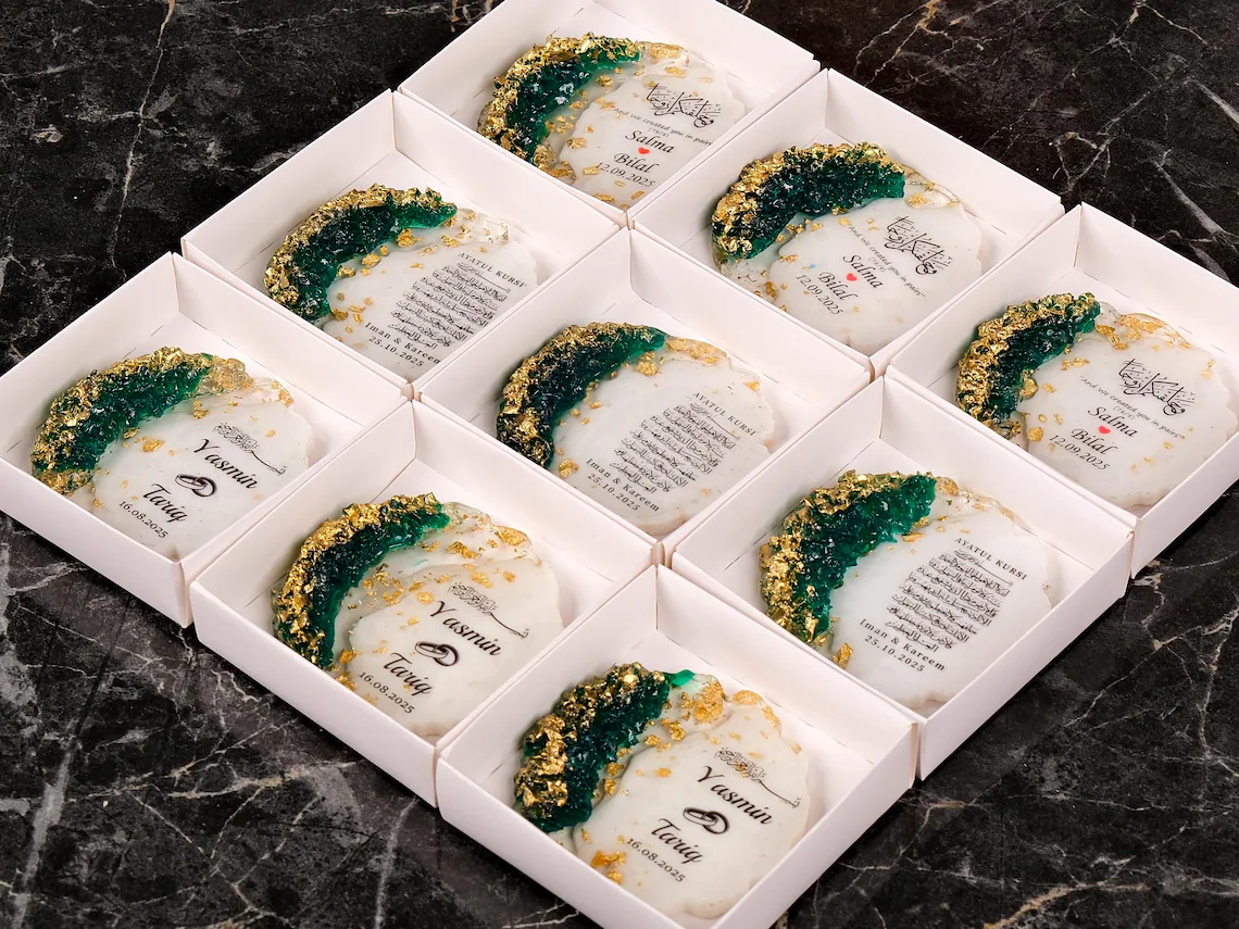 Favor de ímã epóxi de casament - Resin Art Design For Wedding avaliação e preço