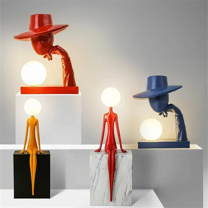 Criativo arte humanóide escult - Resin Art Floor avaliação e preço