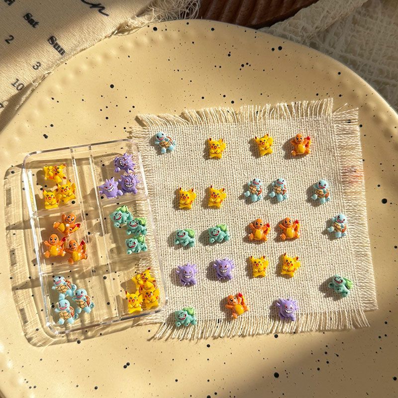 Acessórios de nail art Pokémon - Resin Art Decor avaliação e preço
