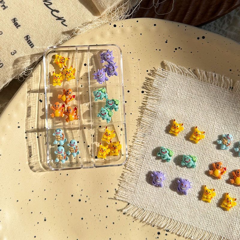Acessórios de nail art Pokémon - Resin Art Decor avaliação e preço