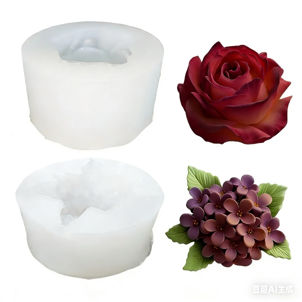 2 peças de moldes de silicone  - Resin Art Design For Wedding avaliação e preço