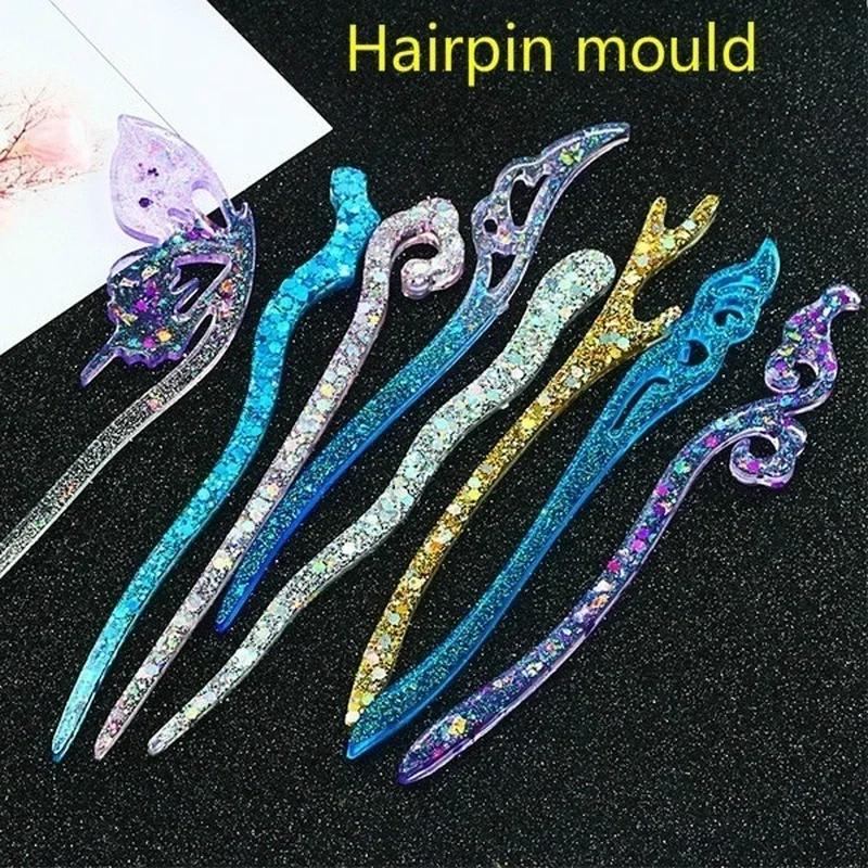Novo transparente hairpin sili - Resin Art Materials avaliação e preço