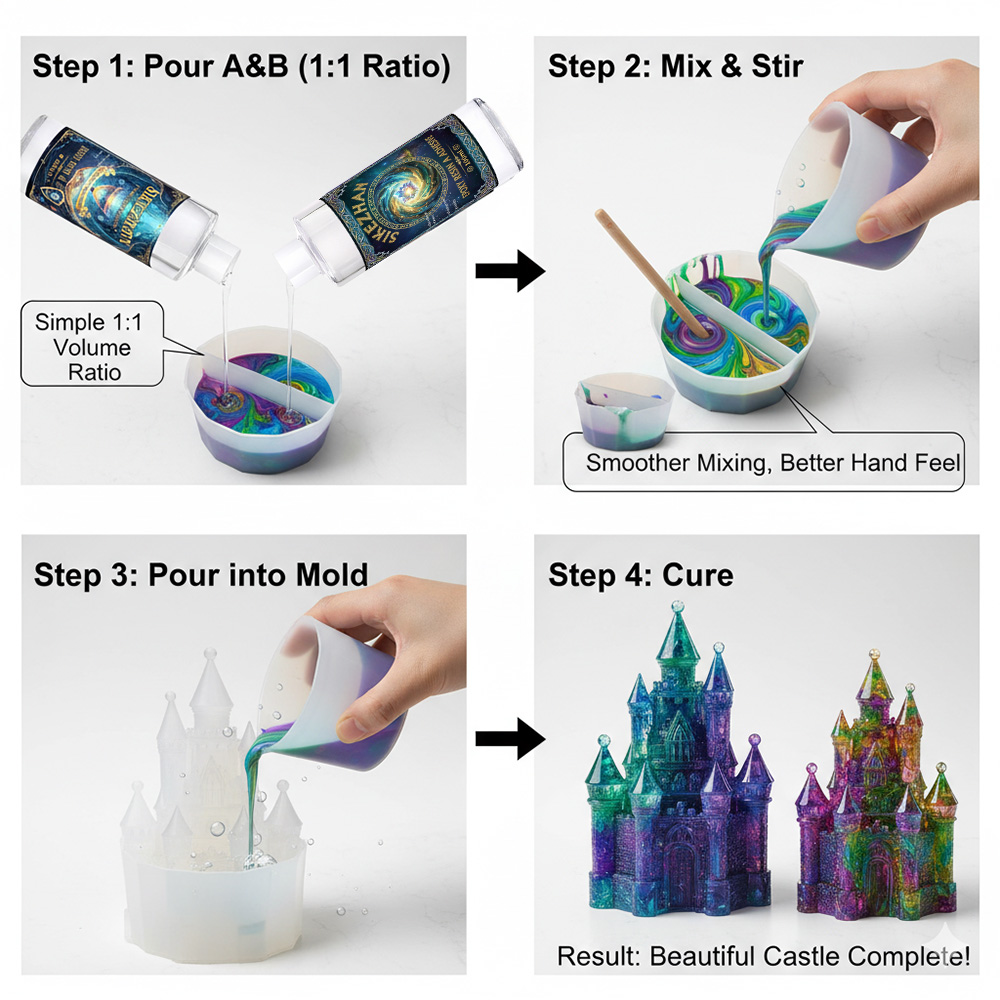 Kit de Resina Epóxi com 4 Copo - Resin Art Pouring avaliação e preço