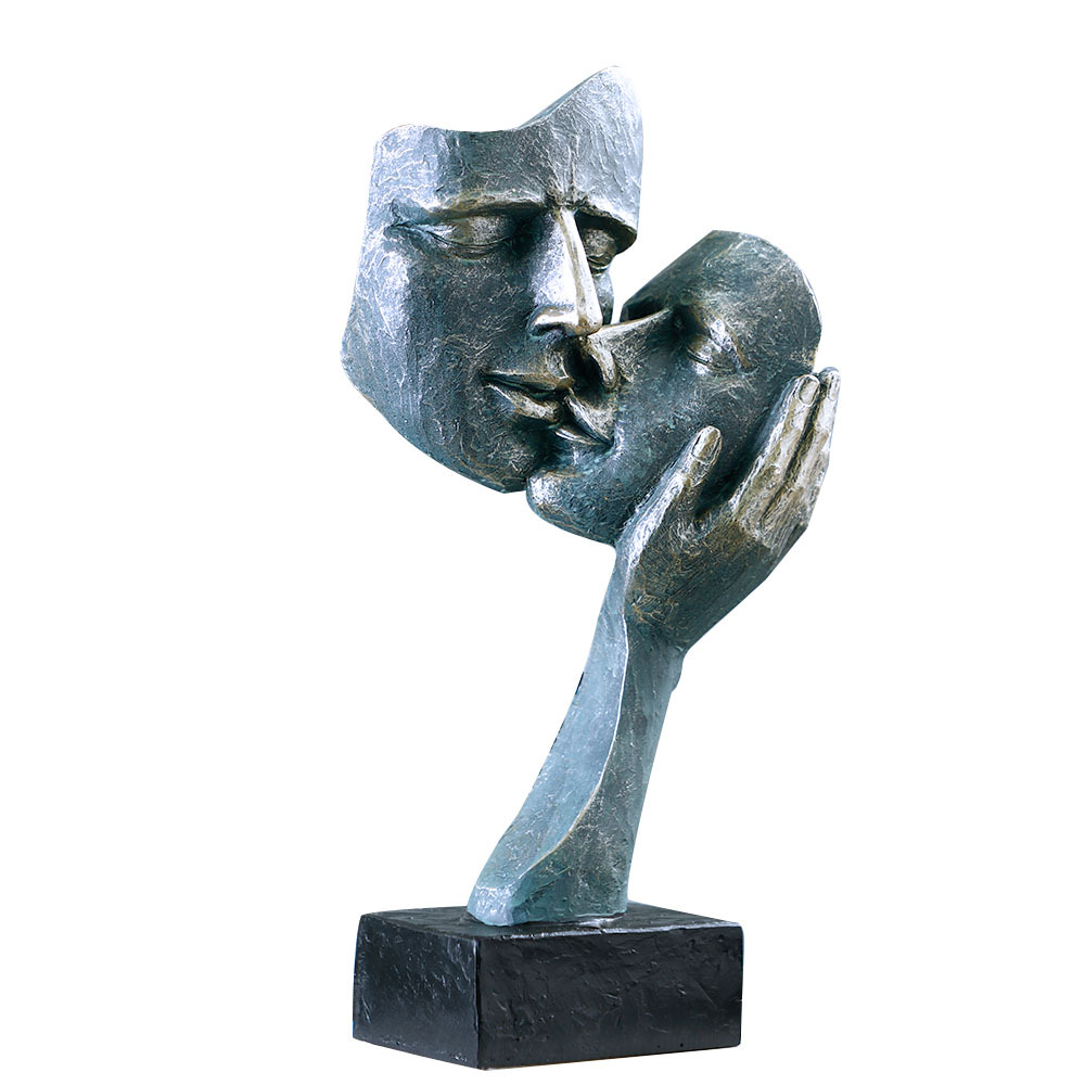 Escultura de máscara facial be - Resin Art Unique Ideas avaliação e preço