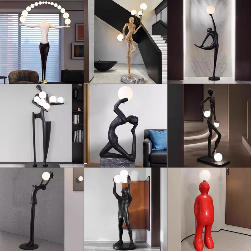 Sala de estar lâmpada chão art - Resin Art Floor avaliação e preço