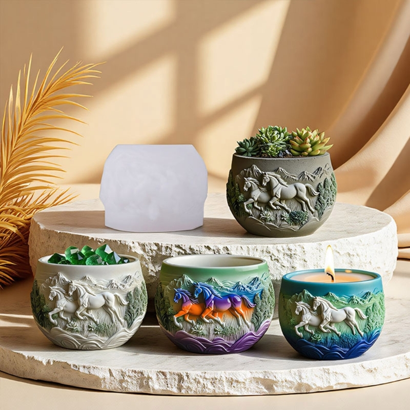E1pe molde cavalo silicone reu - Resin Art Unique Ideas avaliação e preço