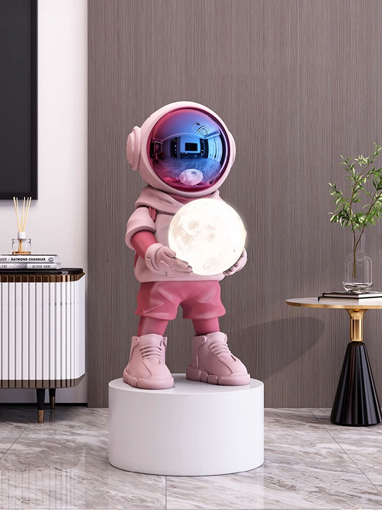 Estátua criativa do astronauta - Resin Art Floor avaliação e preço