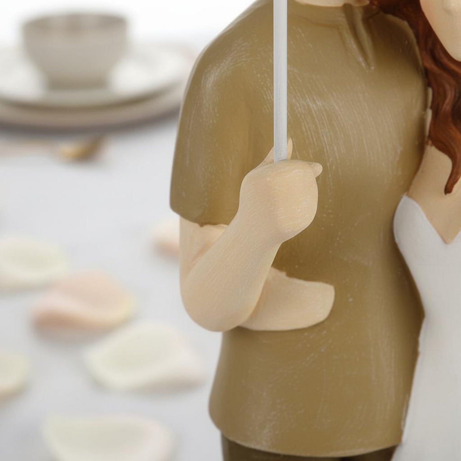 Estátua de Casal Sob um Guarda - Resin Art Design For Wedding avaliação e preço