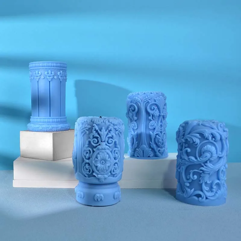 Coluna romana esculpida vela m - Resin Art Design avaliação e preço