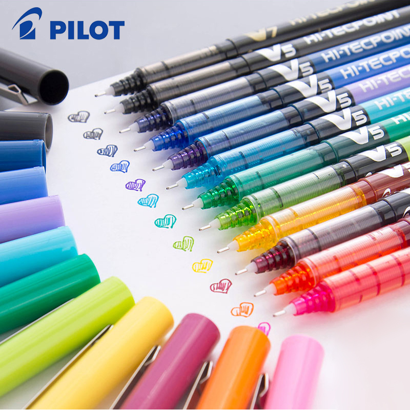 1 pçs piloto v5 caneta rolo lí - Pilot Pen V5 avaliação e preço